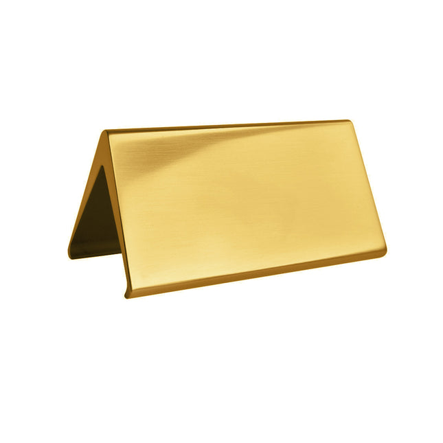 Chevalet de table aluminium Élégant doré - 100 x 55 mm - par pièce