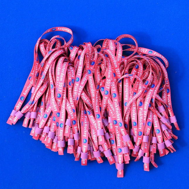 Bracelets en tissu personnalisés - 100 pièces