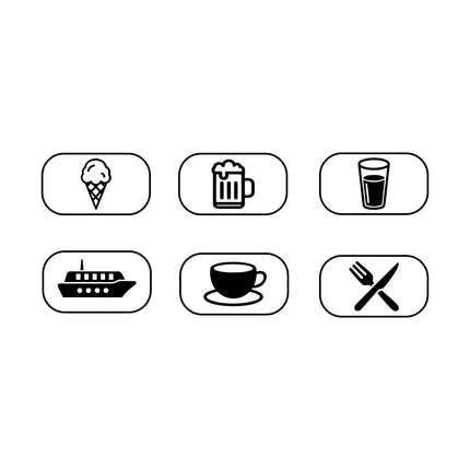 Carnet de tickets de consommation à personnaliser 10 cases - 1000 tickets