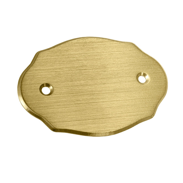 Plaque de porte numérotée en laiton - 75 x 50 mm - par pièce