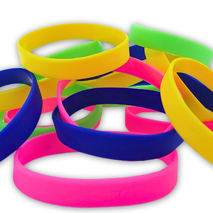 Bracelets en silicone vierge - par pièce