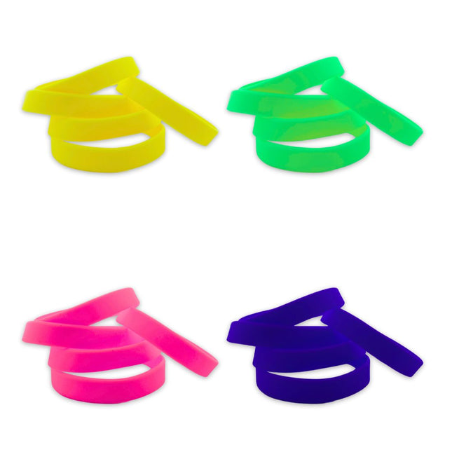 Bracelets en silicone vierge - par pièce