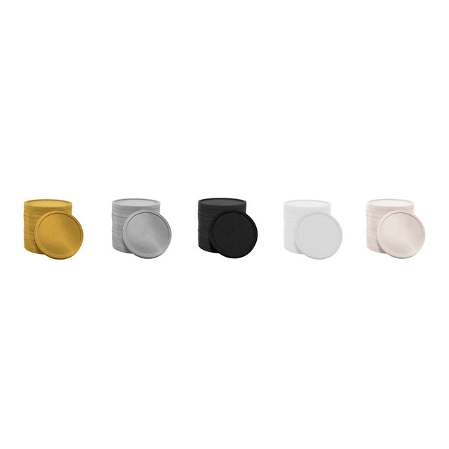 Ensemble de jetons couleurs luxueuses - Ø29 mm - 500 pièces