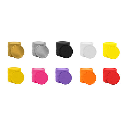 Ensemble de jetons couleurs coucher de soleil - Ø29 mm - 1000 pièces