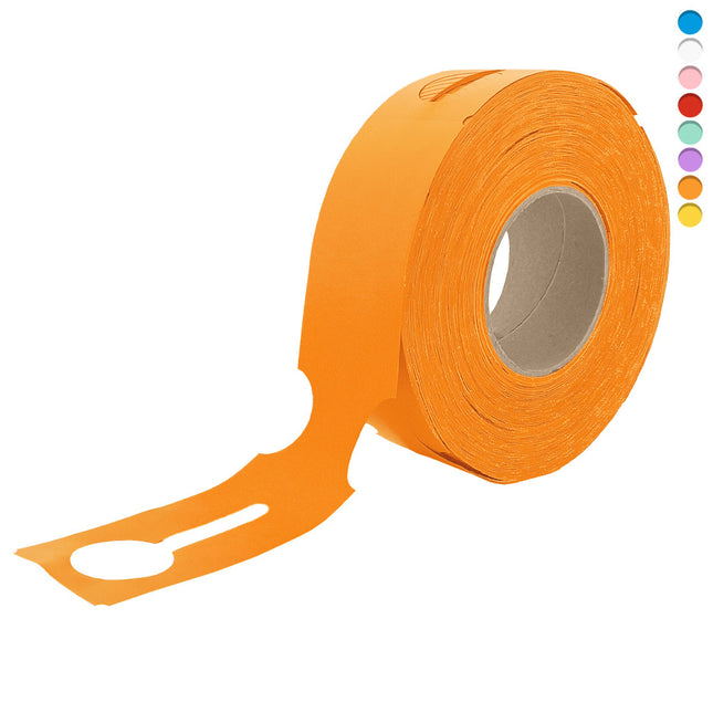 Grandes étiquettes à boucle sur rouleau - 273,5 x 59 mm - pour imprimante transfert thermique - 500 étiquettes