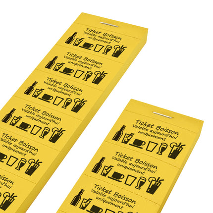 Carnet de tickets boisson valable aujourd'hui uniquement - 1000 tickets