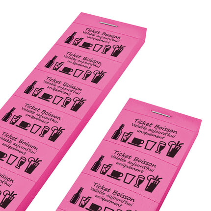 Carnet de tickets boisson valable aujourd'hui uniquement - 1000 tickets