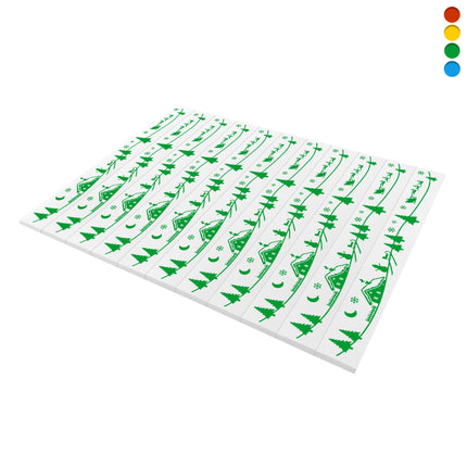 Étiquettes de sapin de Noël PET- 210 x 25,4 mm- 99 étiquettes