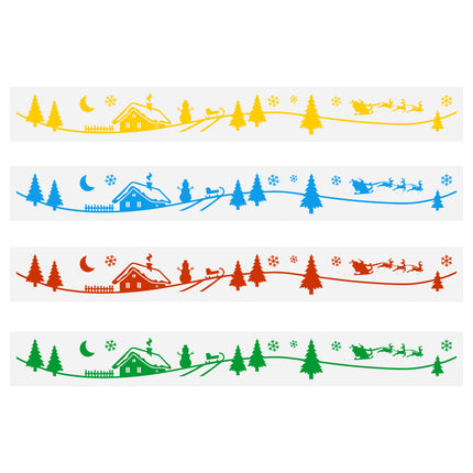 Étiquettes de sapin de Noël PET- 210 x 25,4 mm- 99 étiquettes