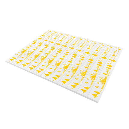 Étiquettes de sapin de Noël PET- 210 x 25,4 mm- 99 étiquettes