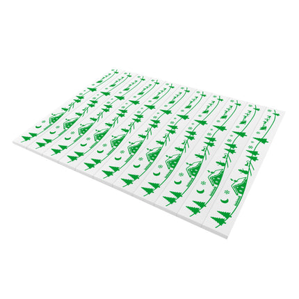 Étiquettes de sapin de Noël PET- 210 x 25,4 mm- 99 étiquettes