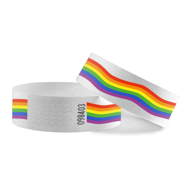 Bracelets Arc-en-ciel Tyrex - 100 pièces