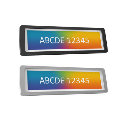 Plaque de porte personnalisée - plastique - 178 x 50 mm