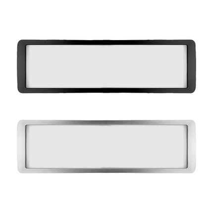 Plaque de porte avec texte - plastique - 178 x 50 mm