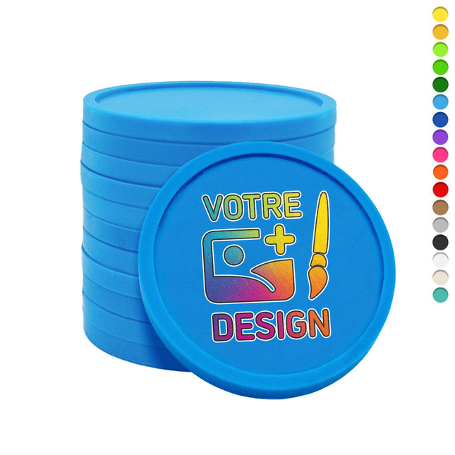Jetons personnalisés -  Ø29 mm - 100 pièces