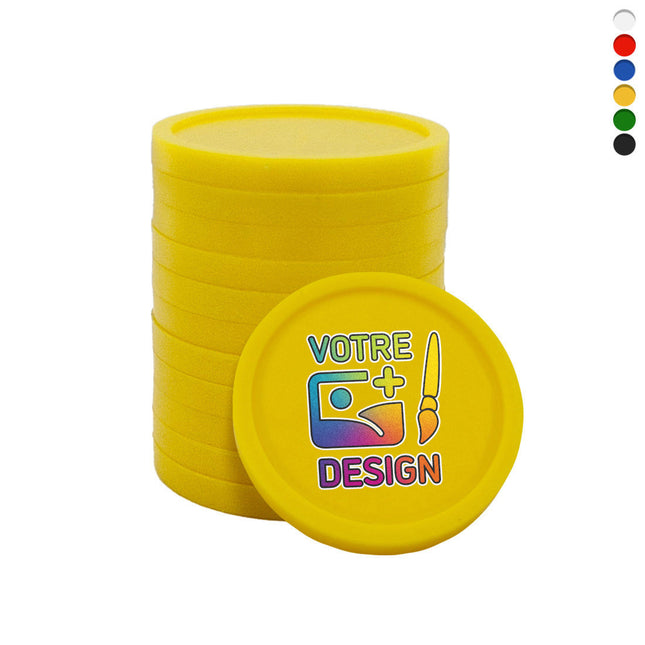 Jetons personnalisés -  Ø23 mm - 100 pièces