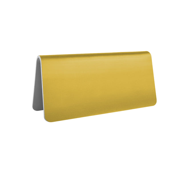 Chevalet de table doré aluminium Élisto - 100 x 50 mm - par pièce