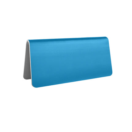 Chevalet de table bleu aluminium Élisto - 100 x 50 mm - par pièce