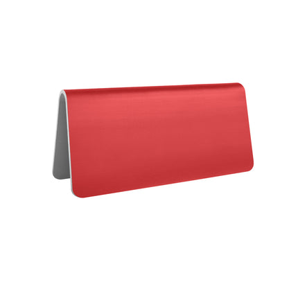 Chevalet de table rouge aluminium Élisto - 100 x 50 mm - par pièce