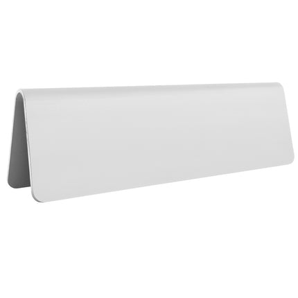 Chevalet de table argenté aluminium Élisto - 160 x 50 mm - par pièce