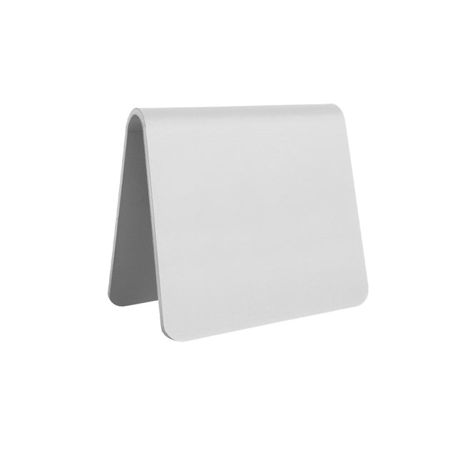 Chevalet de table argenté aluminium Élisto - 60 x 60 mm - par pièce