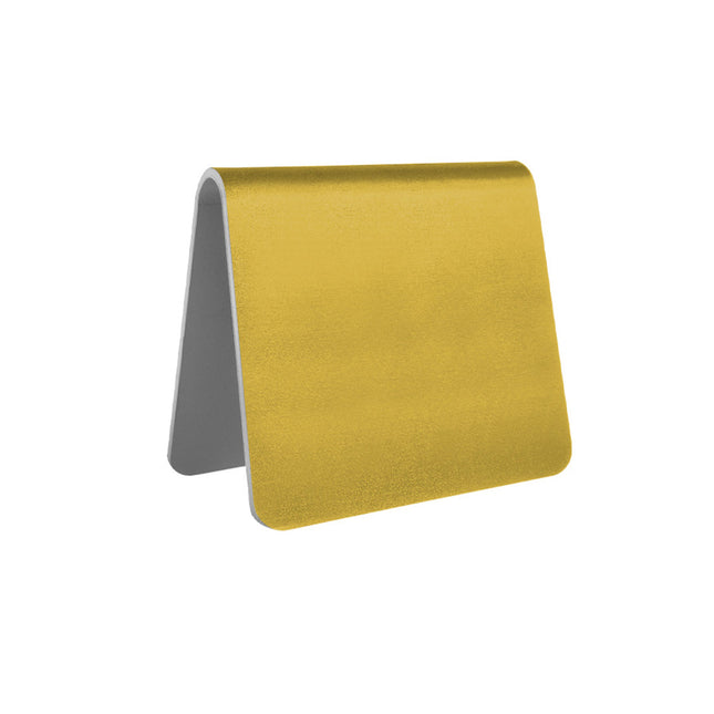 Chevalet de table doré aluminium Élisto - 60 x 60 mm - par pièce