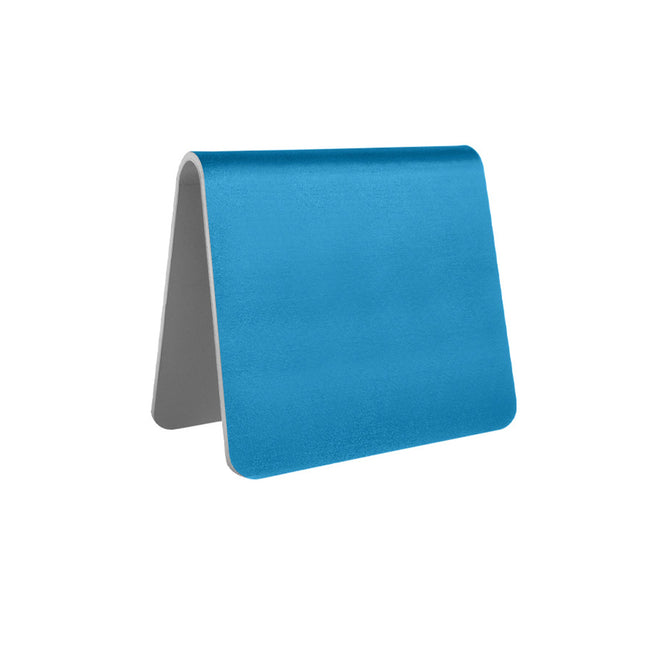 Chevalet de table bleu aluminium Élisto - 60 x 60 mm - par pièce