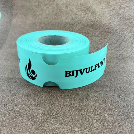 Étiquettes à boucle personnalisées pour bac E2 - 260 x 50 mm - 100 étiquettes