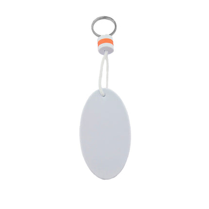 Porte-clés flottant personnalisé blanc orange - par pièce