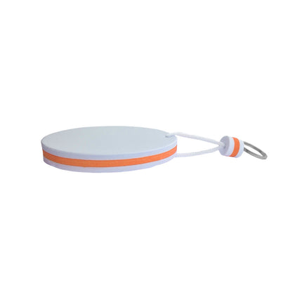 Porte-clés flottant personnalisé blanc orange - par pièce