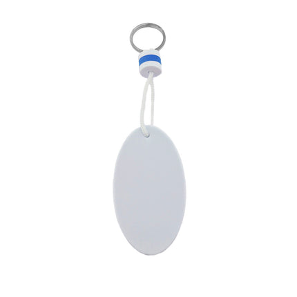 Porte-clés flottant blanc bleu - par pièce
