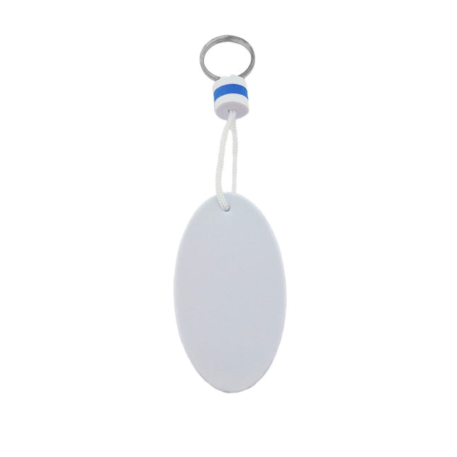 Porte-clés flottant blanc bleu - par pièce