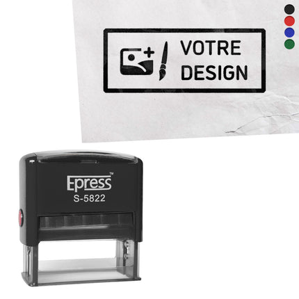 Tampon encreur à personnaliser - 58 x 22 mm