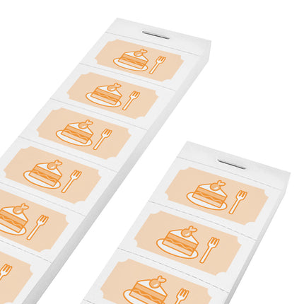 Carnet de tickets pâtisserie sur bande - 1000 tickets