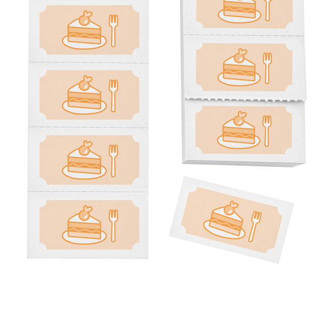 Carnet de tickets pâtisserie sur bande - 1000 tickets