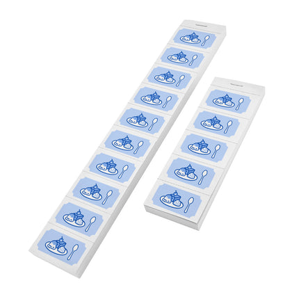 Carnet de tickets dessert sur bande - 1000 tickets