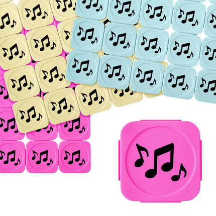 Jetons événementiels séparables musique en plastique - par 100 pièces