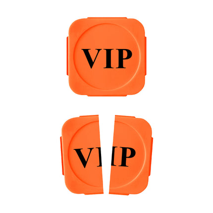 Jetons événementiels séparables VIP en plastique - par 100 pièces