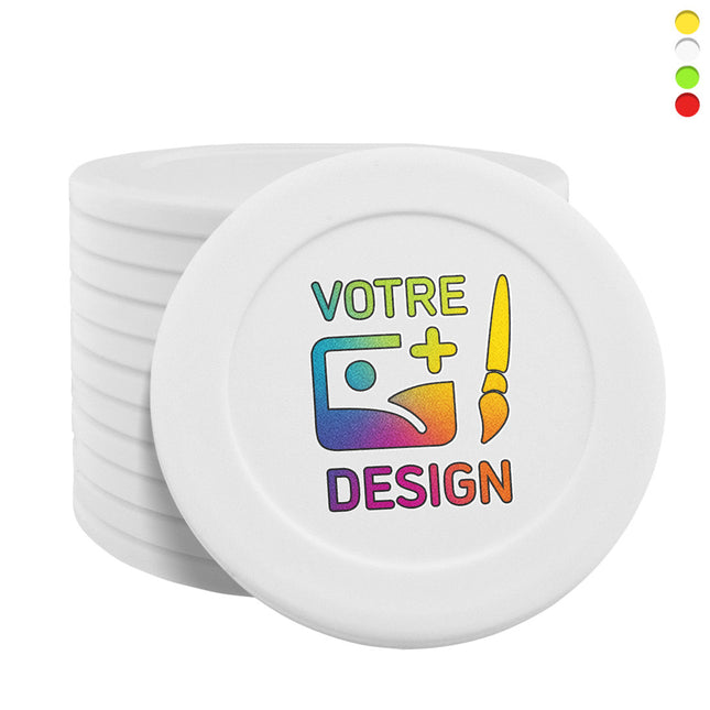 Jetons personnalisés -  Ø40 mm - 100 pièces