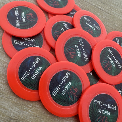 Jetons personnalisés -  Ø40 mm - 100 pièces