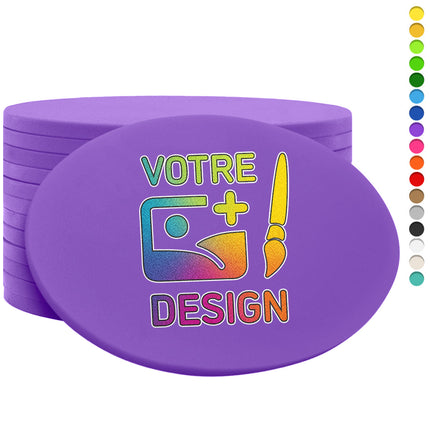 Jetons personnalisés ovale- 55 x 35 mm - par 1000 pièces