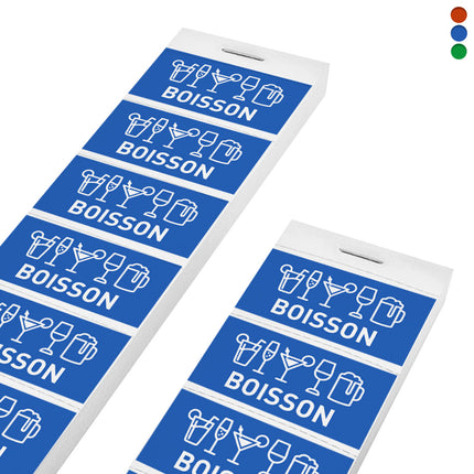 Carnet de tickets BOISSON sur bande - 1000 tickets