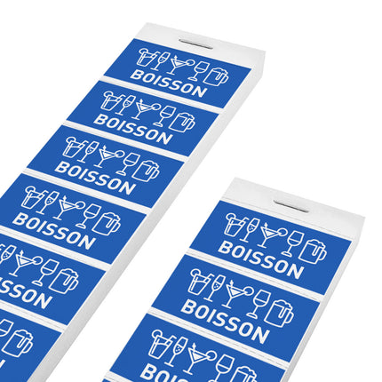Carnet de tickets BOISSON sur bande - 1000 tickets