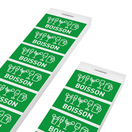 Carnet de tickets BOISSON sur bande - 1000 tickets