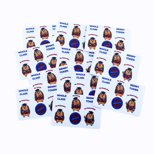 Jetons personnalisés rectangle - 64  x 42 mm - 100 pièces