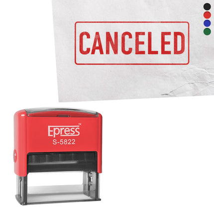 Tampon encreur - Canceled - 58 x 22 mm