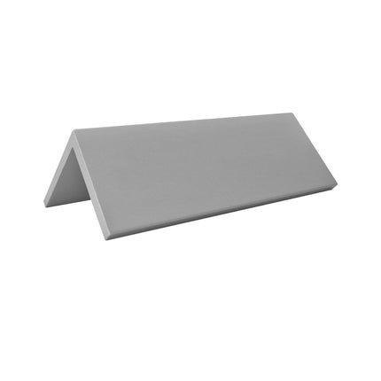 Chevalet de table argenté aluminium Fortis - 100 x 40 mm - par pièce