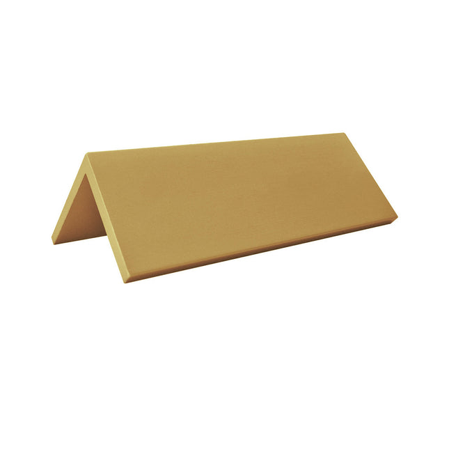 Chevalet de table doré aluminium Fortis - 100 x 40 mm - par pièce