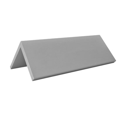 Chevalet de table argenté aluminium Fortis - 120 x 50 mm - par pièce