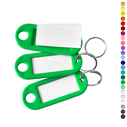 Porte-clés étiquettes - 55 x 22 mm - 100 pièces